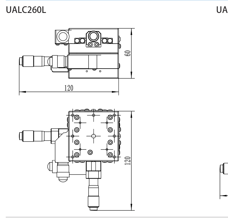 UALC260L dimensional drawing